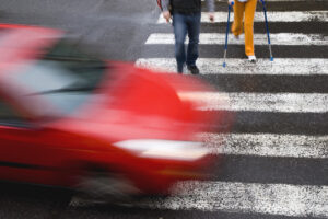 Pedestrian Accident Lawyer Lake Charles, LA - Car with pedestrians